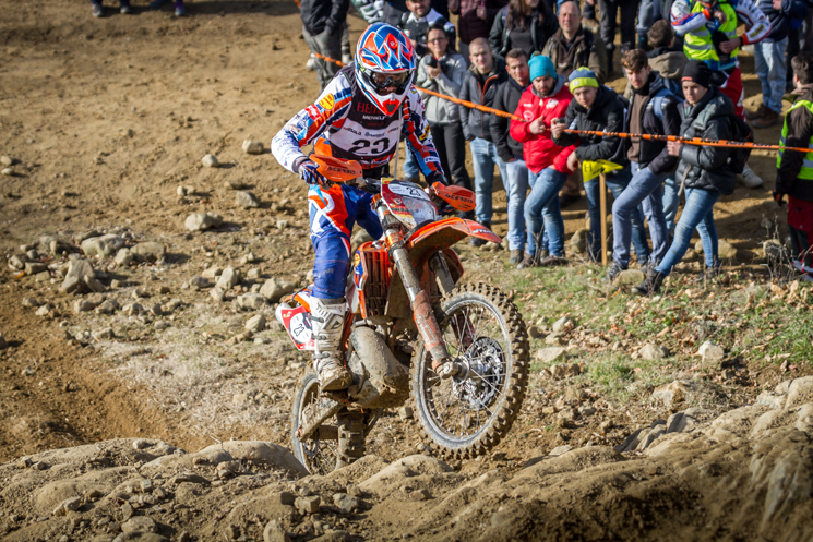 Otto Freund mit Enduro KTM