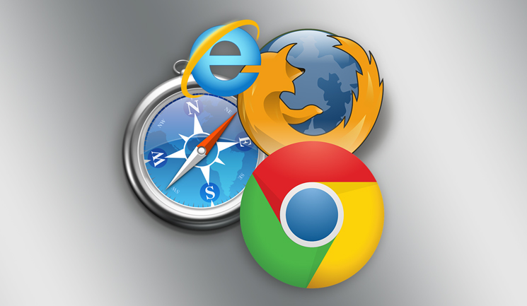 Firefox, Internet Explorer, Chrome, Safari