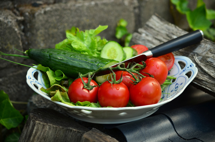 Gurke, Tomaten, Salat