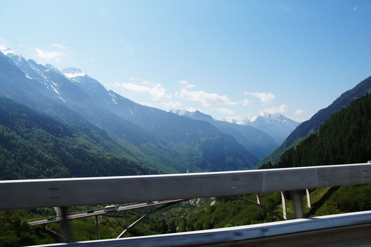 Blick in das italienische Gebirge