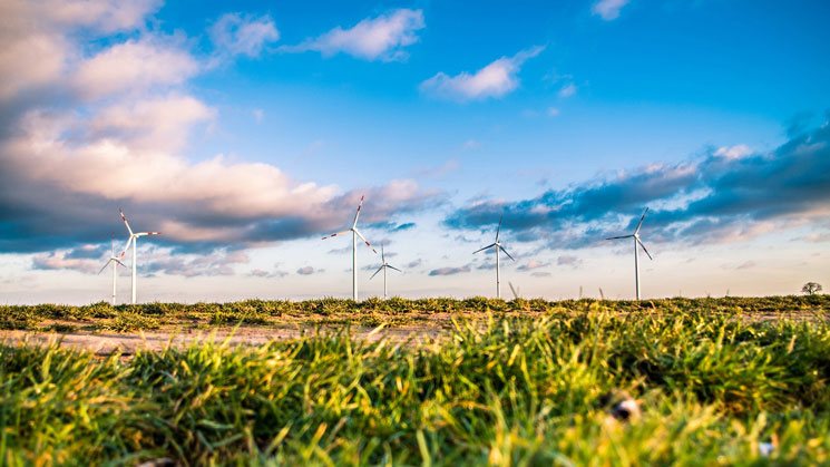 Windpark zum Strom erzeugen