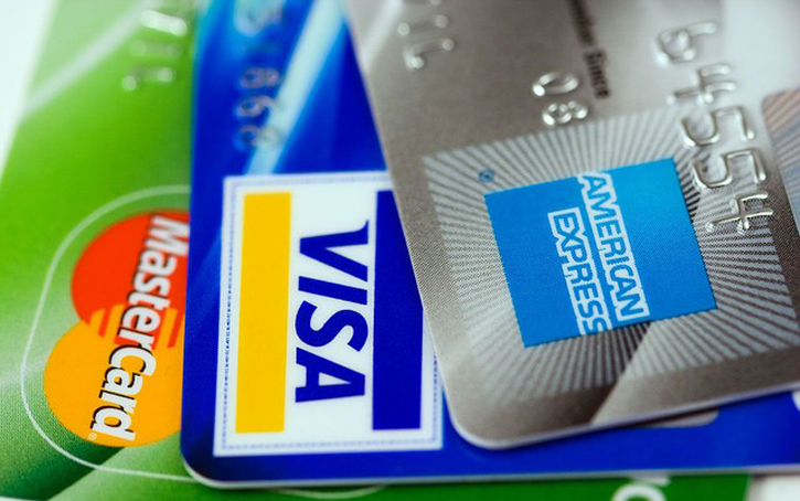 Abbildung der verschiedenen Kreditkarten