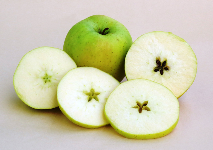 Aufgeschnittene Äpfel
