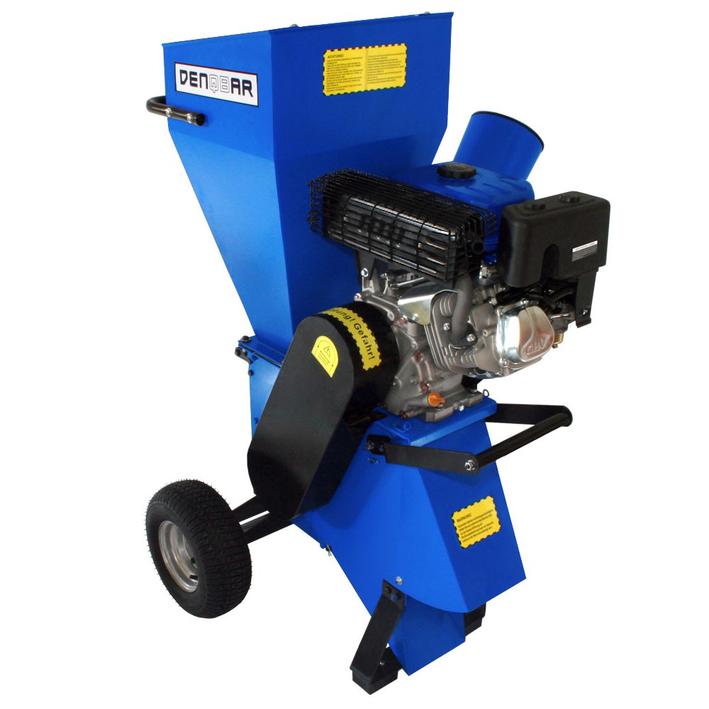 11 kW (15 PS) Gartenhäcksler, Gartenschredder mit Benzinmotor Häcksler